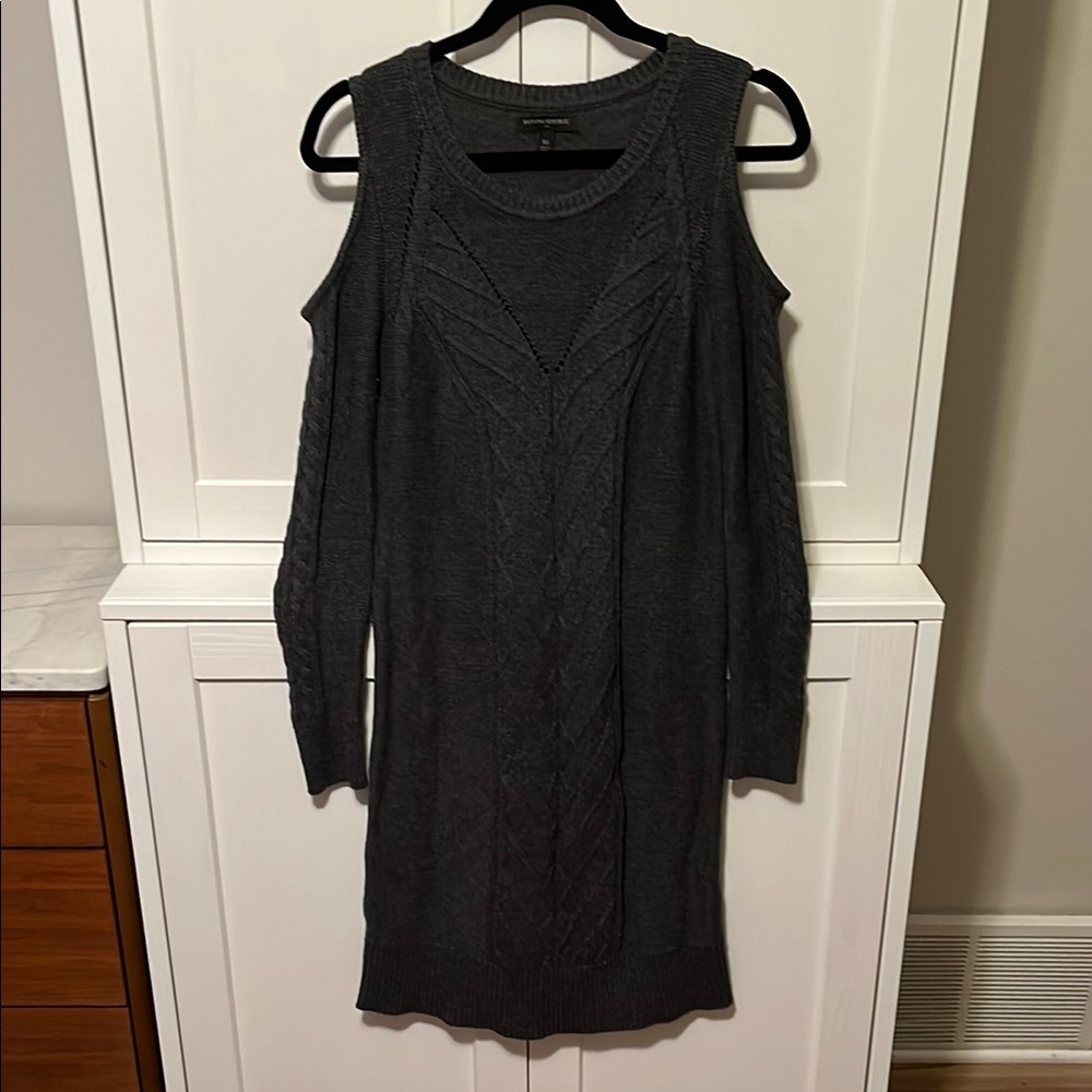 Banana Republic Charcoal Knit Sweater